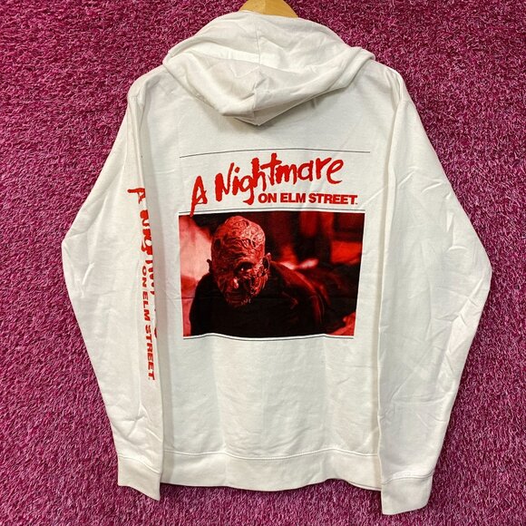 A Nightmare On Elm Street Freddy Krueger Book Cover Horror Hoodie Large - Picture 4 of 5